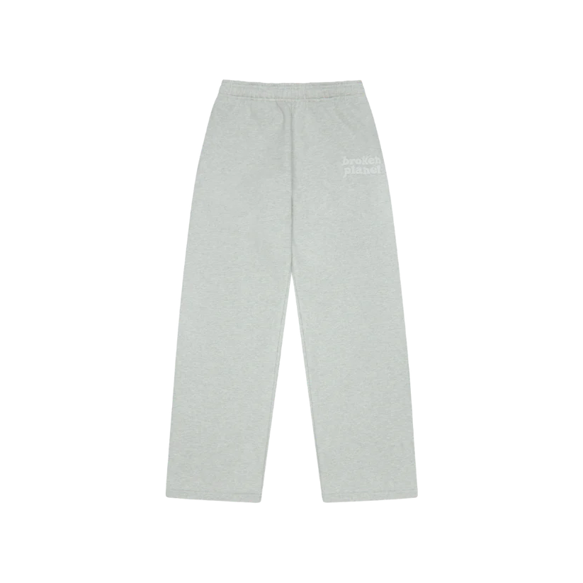 BROKEN PLANET ASH HEATHER GREY ZIP UP TRACKSUIT