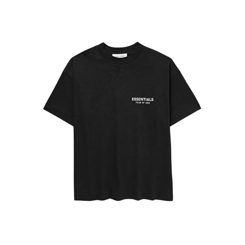 FEAR OF GOD ESSENTIALS JET BLACK SHORT SET (SS25)