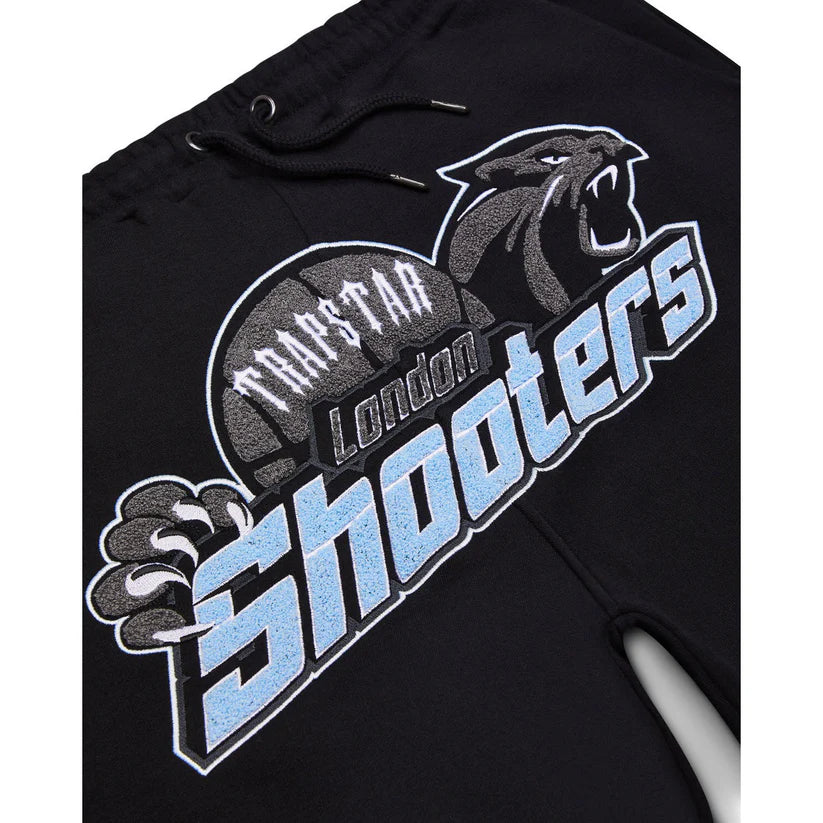 TRAPSTAR SHOOTERS SHORT SET - BLACK / BLUE