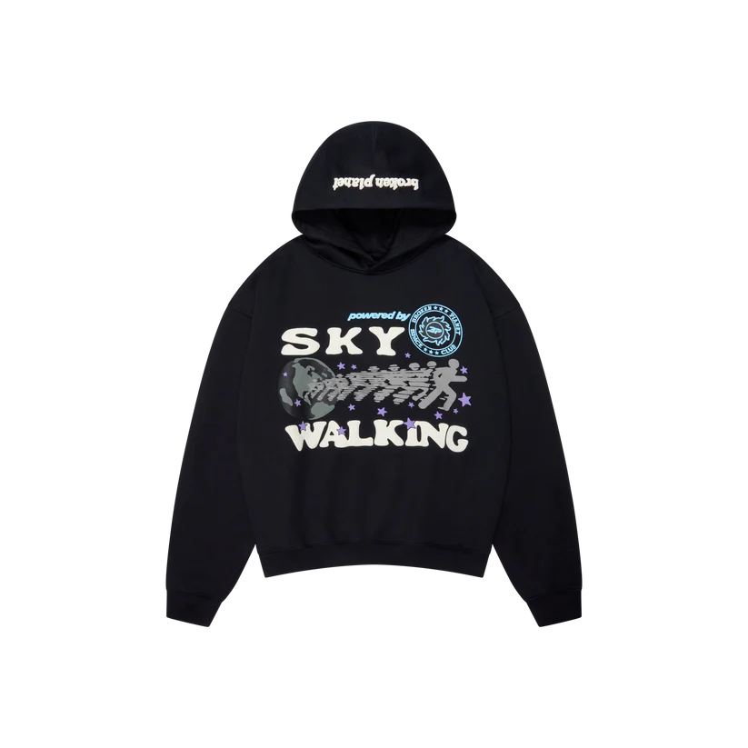 BROKEN PLANET 'SKY WALKING' MIDNIGHT BLACK TRACKSUIT